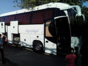 イランの長距離バス